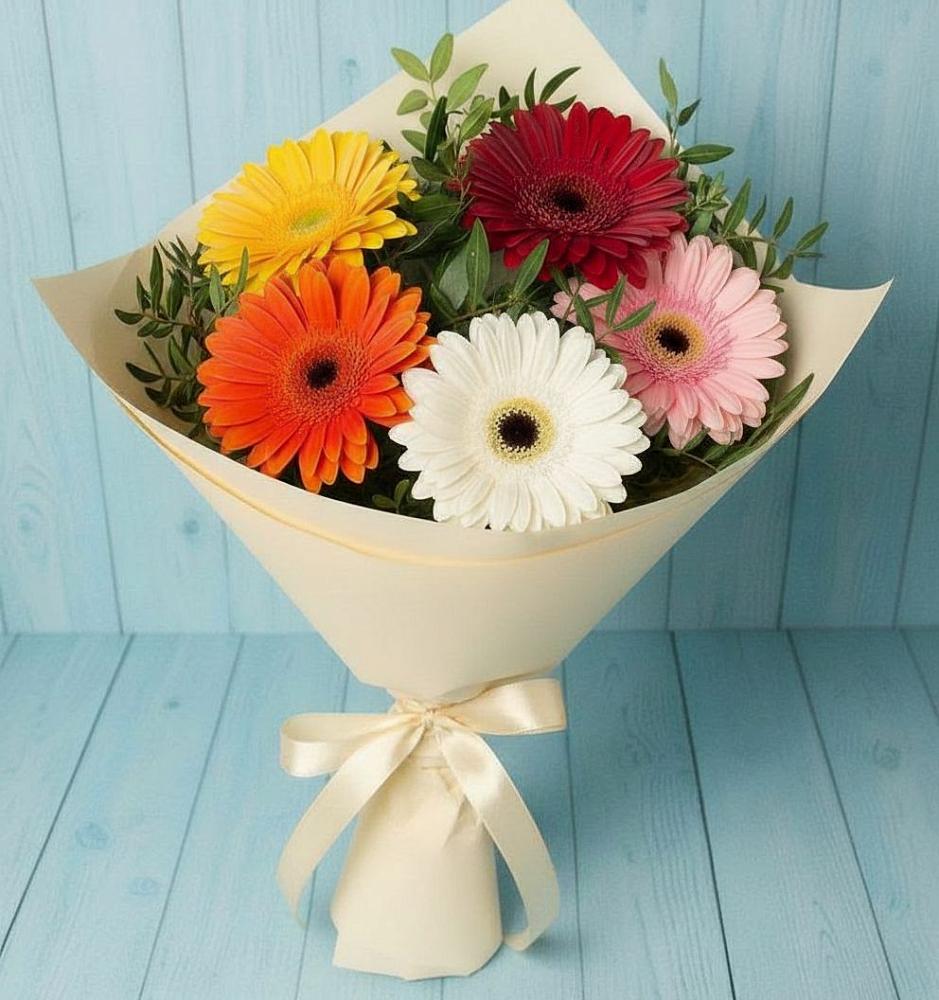 Букет цветов из: Герберы в Истре Истринский район