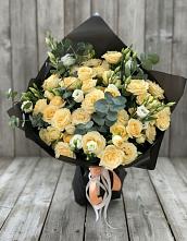 Букет цветов из:  Розы и Лизиантусы #REPLACE_PRED# Истре Истринский район