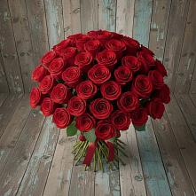 Букет 55 Красных роз Фридом #REPLACE_PRED# Истре Истринский район