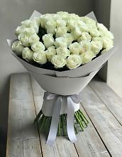 Букет 35 Белых роз в Истре Истринский район