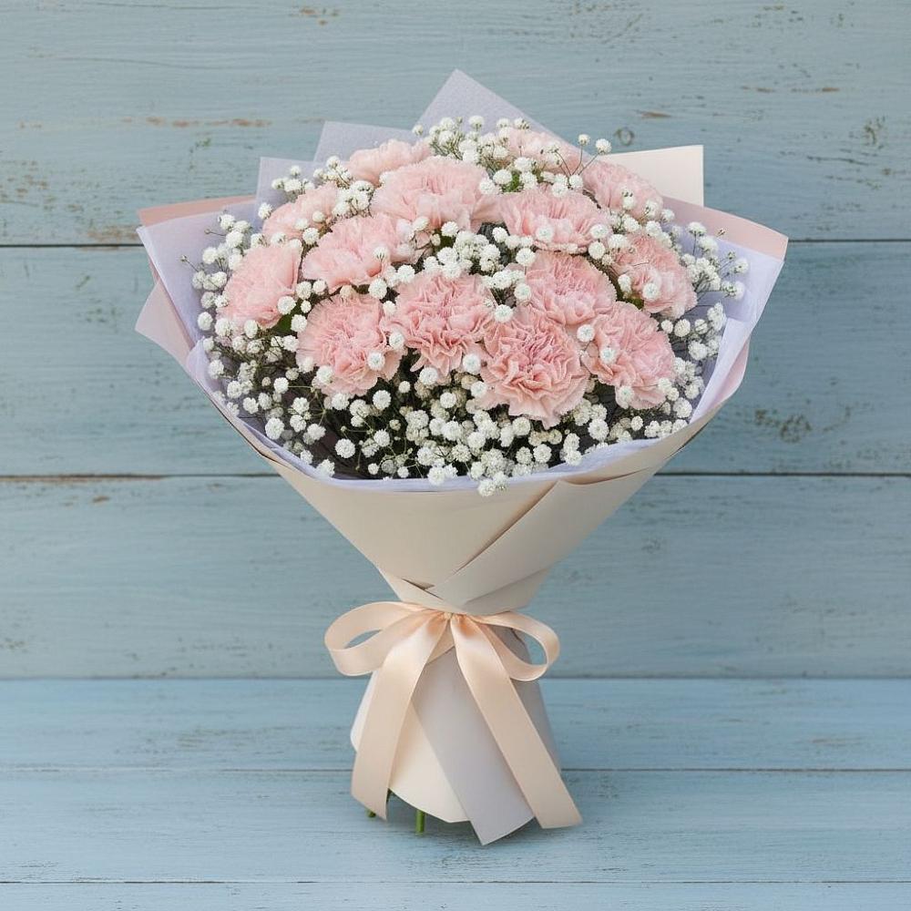 Букет цветов из: Гвоздики в Истре Истринский район