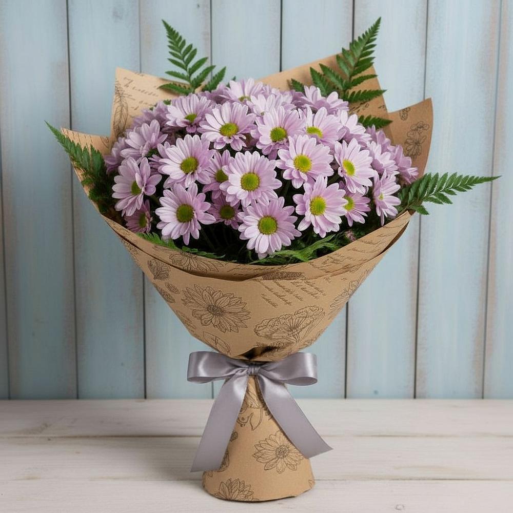 Букет цветов из: Хризантемы в Истре Истринский район