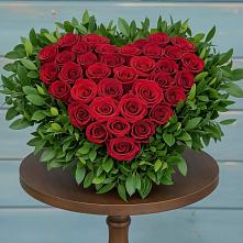 Цветочная композиция из Розы в виде сердца #REPLACE_PRED# Истре Истринский район