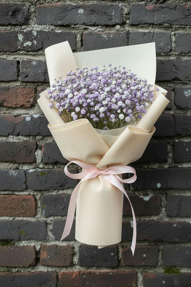 Букет цветов из: Гипсофила в Истре Истринский район