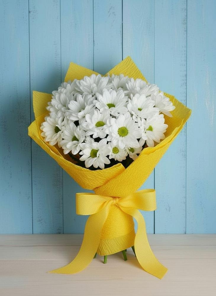 Букет цветов из: Хризантемы в Истре Истринский район