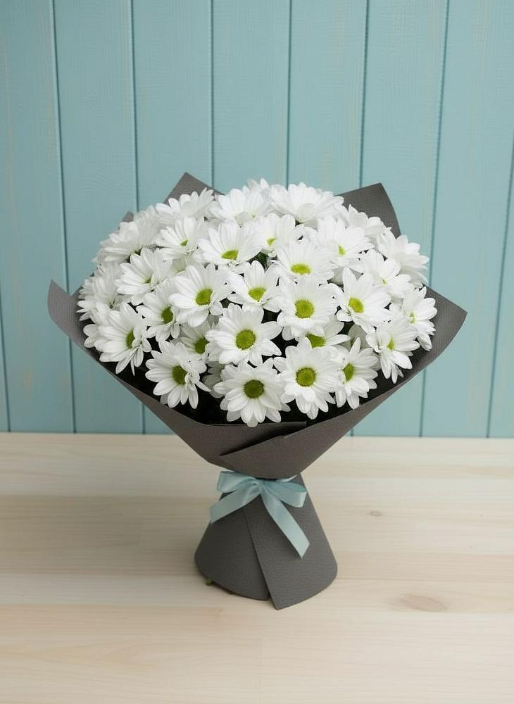 Букет цветов из: Хризантемы в Истре Истринский район