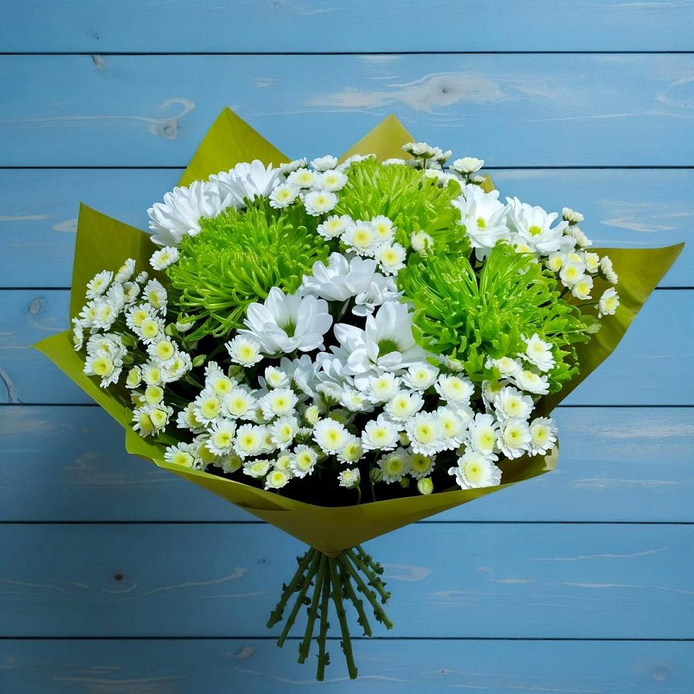Букет цветов из: Хризантемы в Истре Истринский район