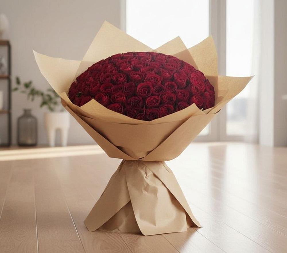 Букет 101 Красная роза в Истре Истринский район