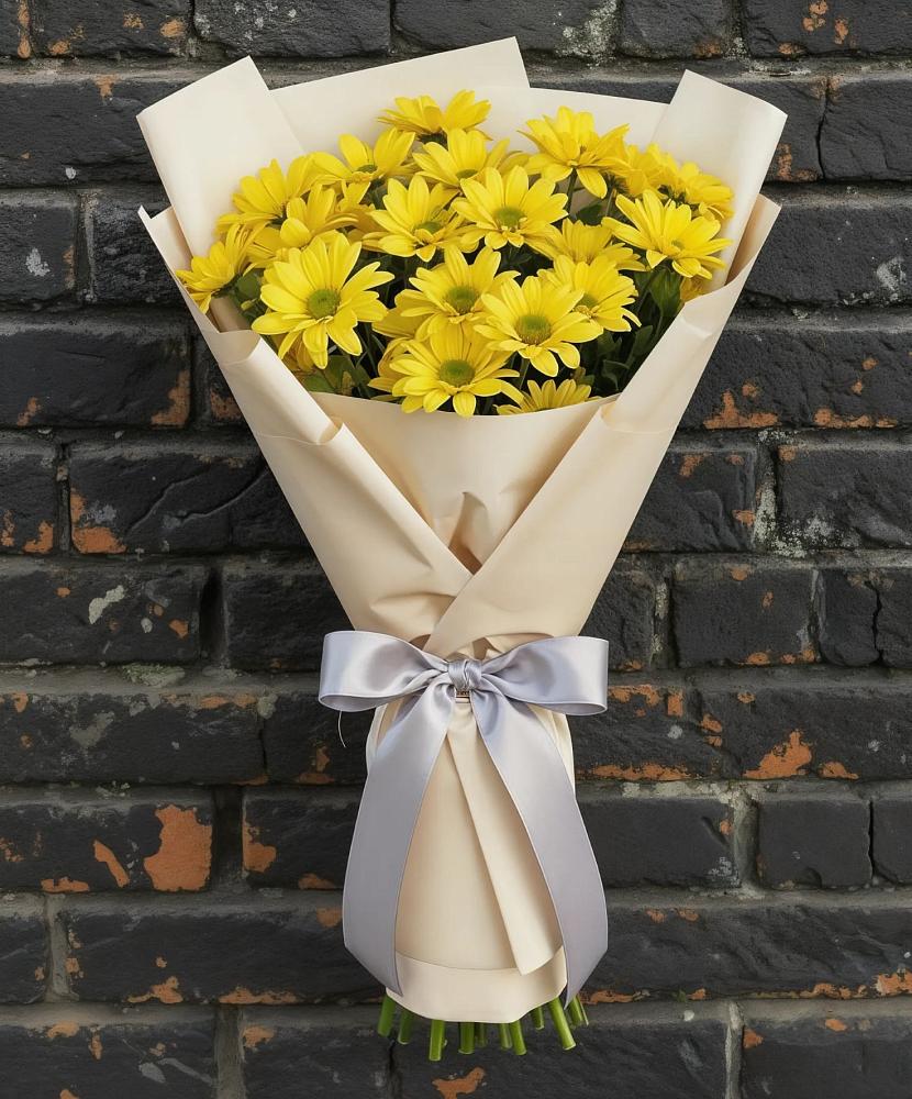 Букет цветов из: Хризантемы в Истре Истринский район
