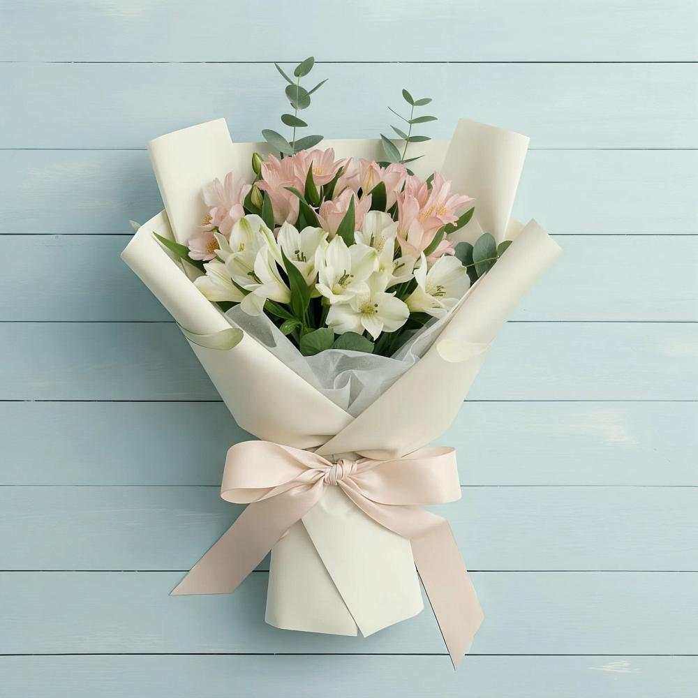 Букет цветов из: Альстромерии в Истре Истринский район