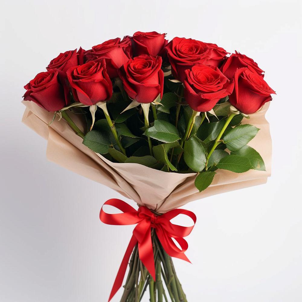 Букет 11 Красных роз Эдлесс Лав в Истре Истринский район