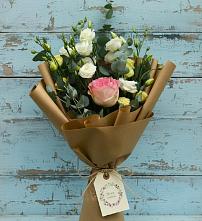 Букет цветов из:  Розы и Лизиантусы #REPLACE_PRED# Истре Истринский район