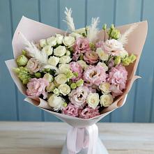 Букет цветов из:  Альстромерии и Розы в Истре Истринский район